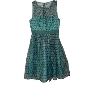 NWT Moulinette Soeurs size 0 women’s sleeveless mini dress turquoise